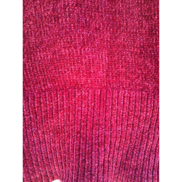 White House Black Market Burgandy Cowl Neck Chenille Sweater Size S New - Picture 6 of 12